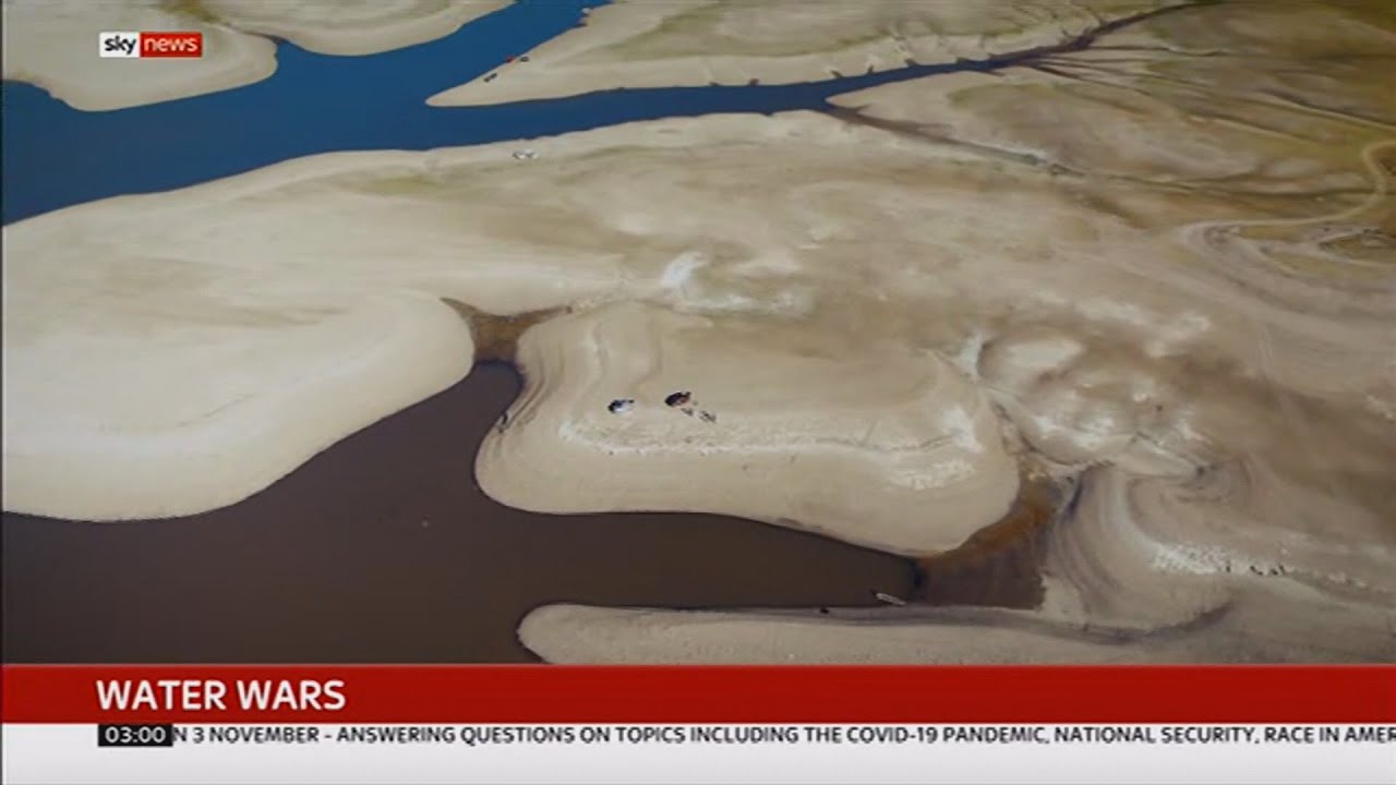Water Wars & La Boquilla dam protest (Mexico/(USA)) - Sky News - 24th October 2020
