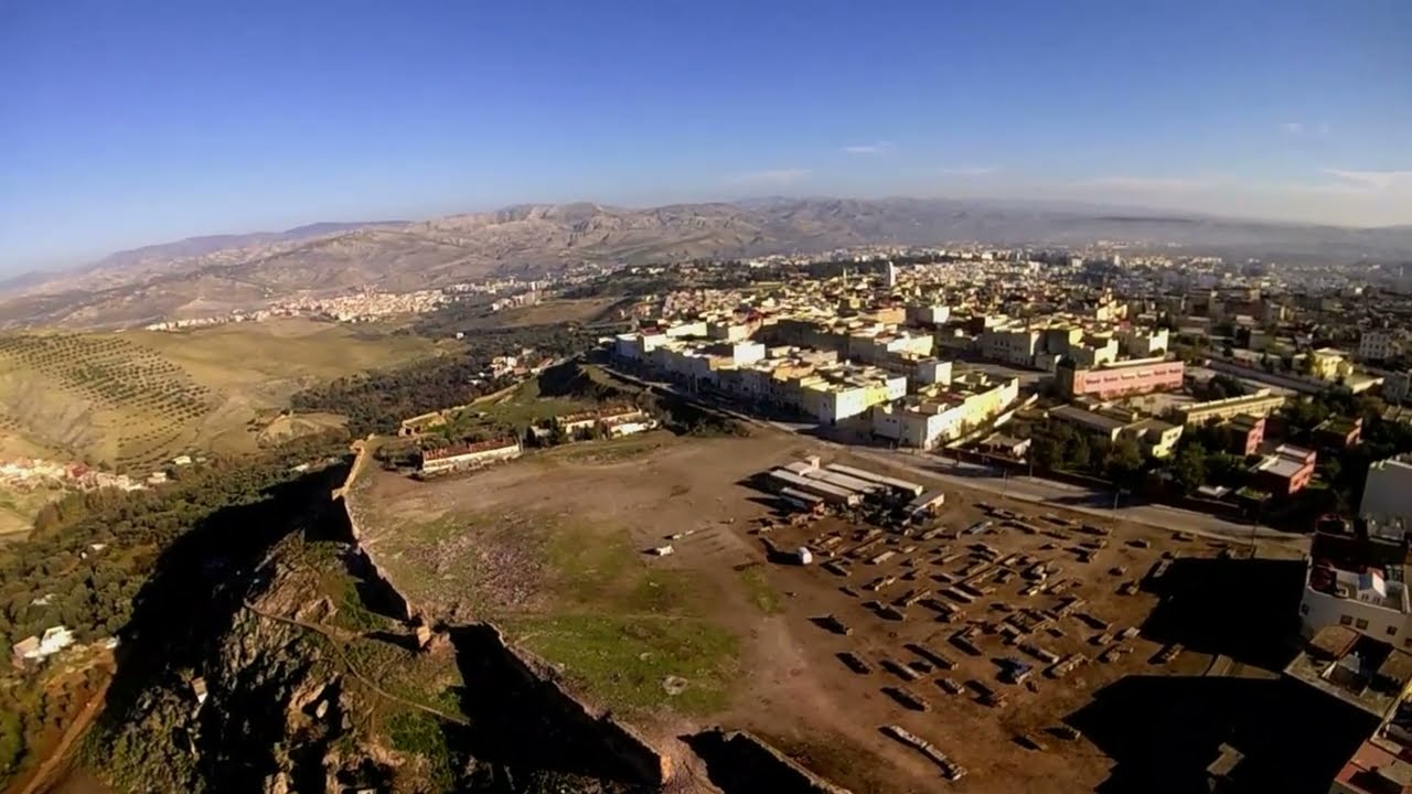 TAZA, Maroc - vue du ciel -  تـــــــــــازة - رؤية بانورامية من الجـــو