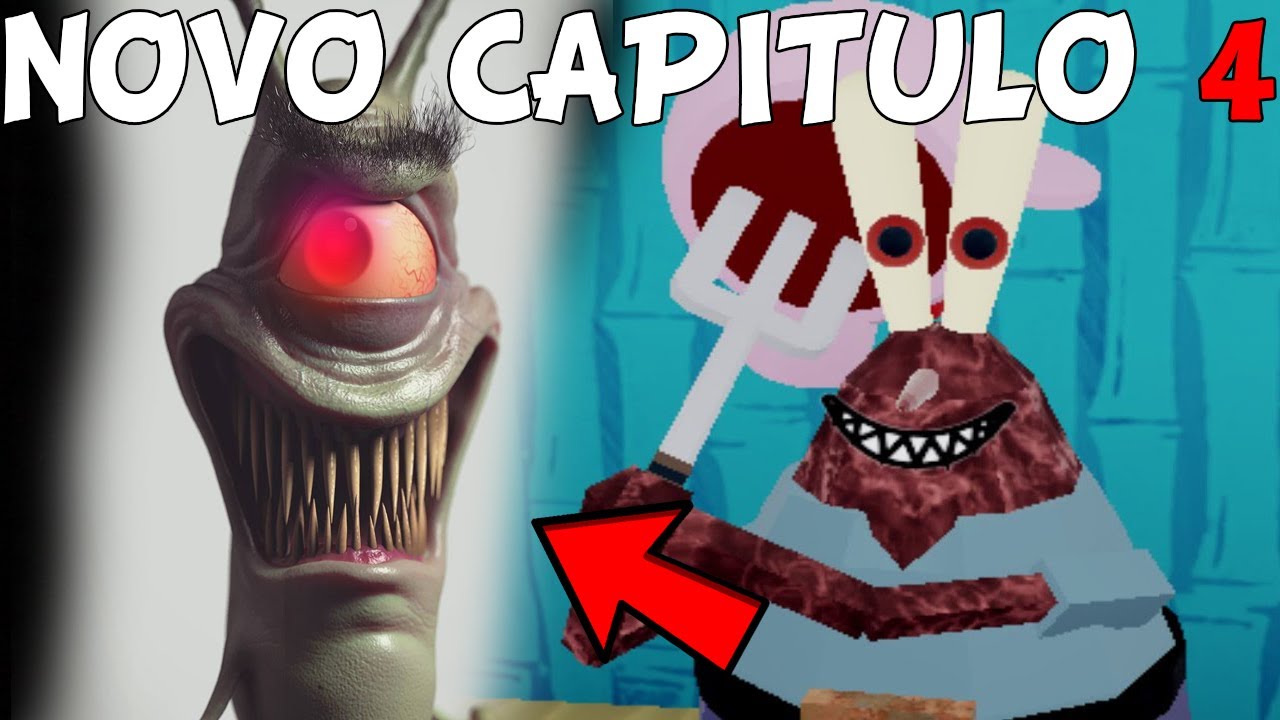 NOVO CAPITULO 4! O BOB ESPONJA DEVOROU O PLANKTON!! - Roblox Sponge - NightExtreme