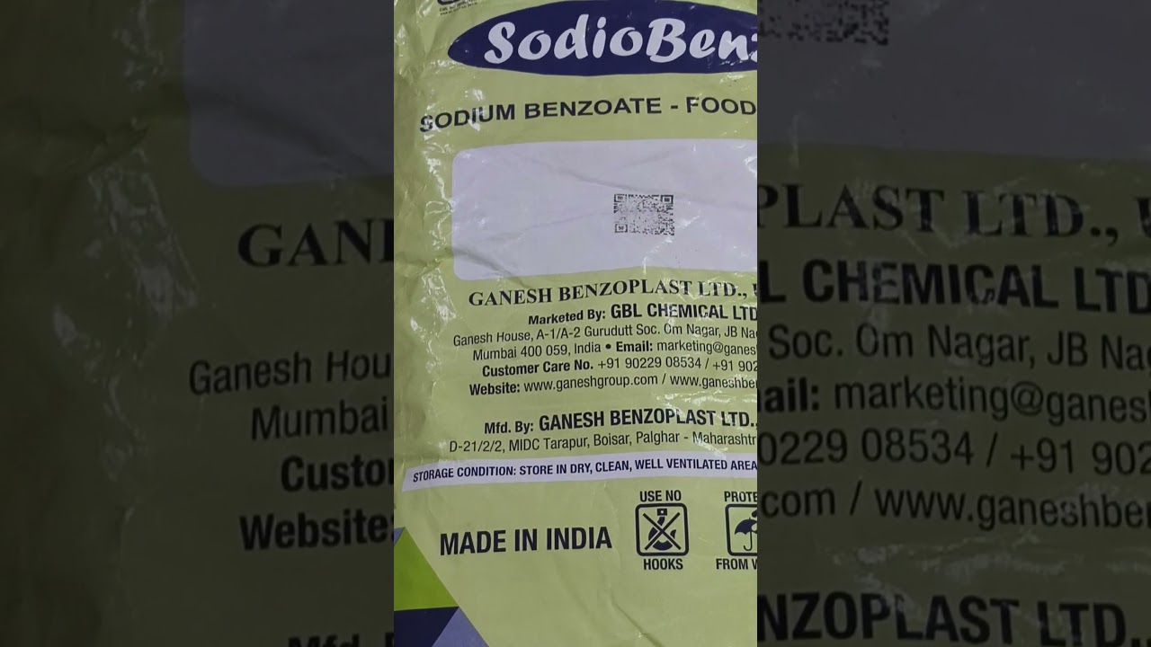 SODIUM BENZOATE FOOD PRESERVATIVE