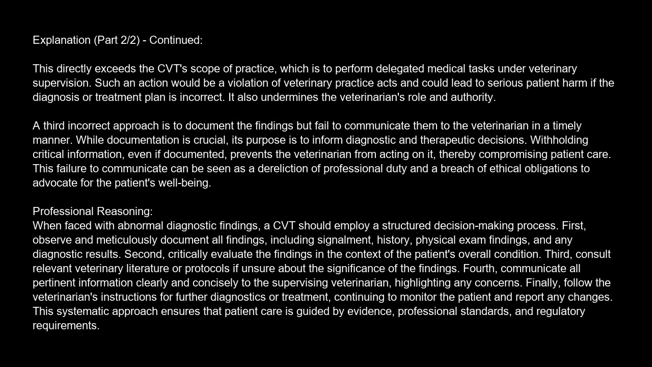 Certified Veterinary Technician  CVT  Free Practice Test video