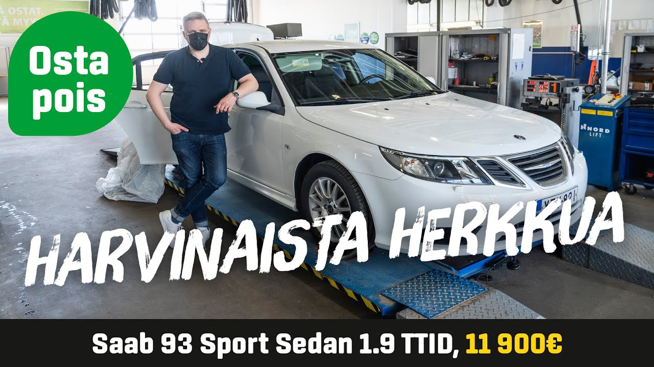 Käytetty: Saab 93 Sport Sedan 1.9 TTID (11 900€) - Harvinaista herkkua