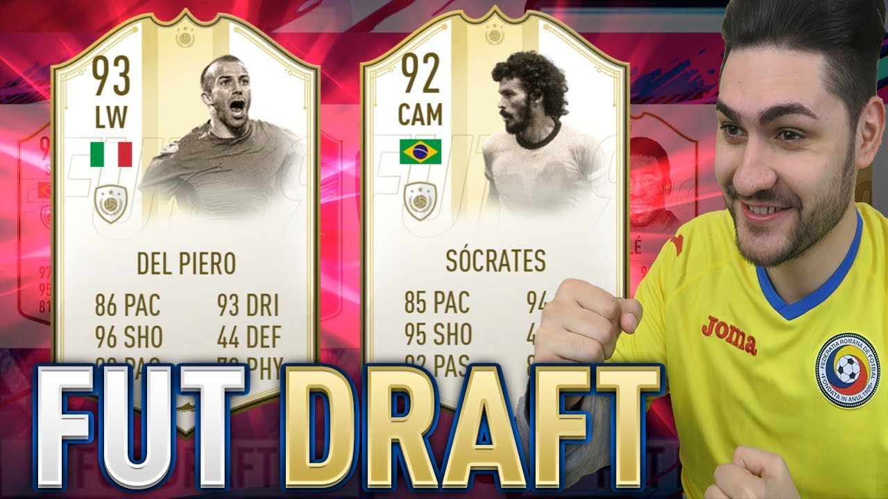 ICON SOCRATES & ICON DEL PIERO in FIFA 19 DRAFT SPRE GLORIE #116