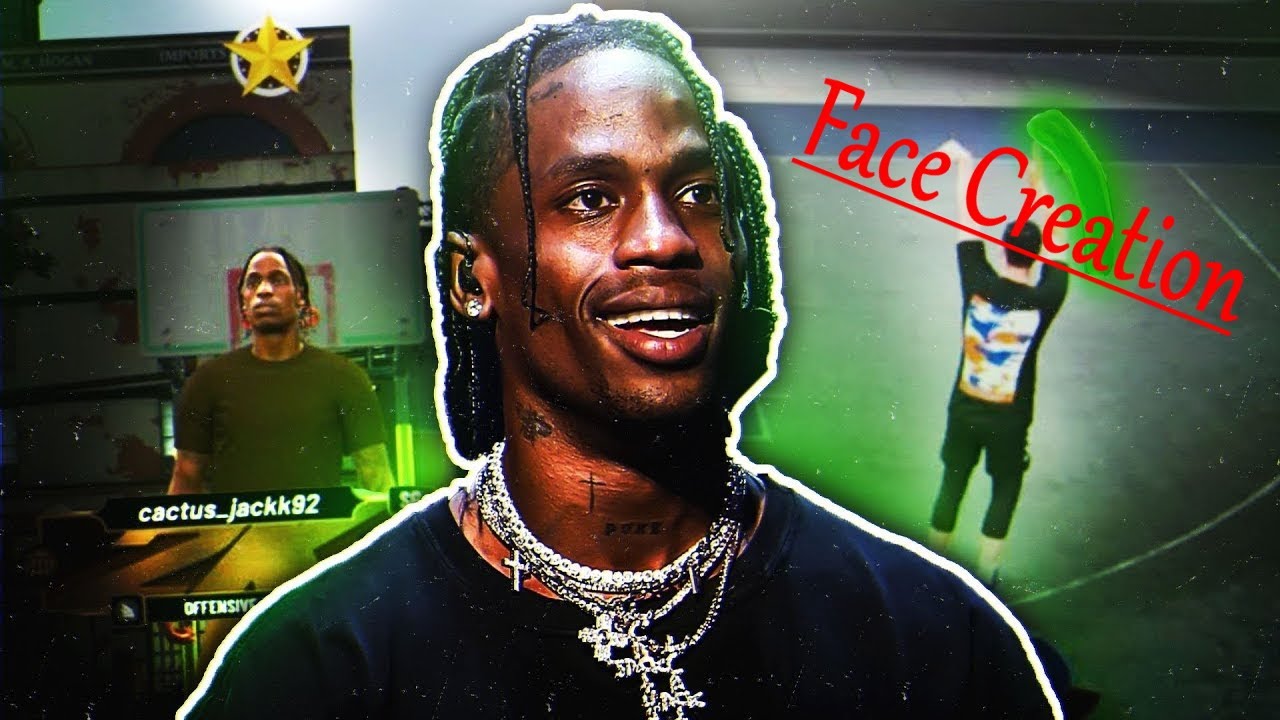 NBA 2k20 - How to look like Travis $cott (Face Creation) LaFLAME!🔥🔥
