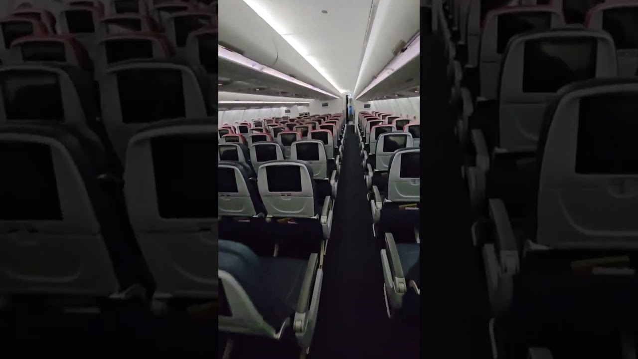 A video all about bulkhead seats on an airplane, an Airbus A330