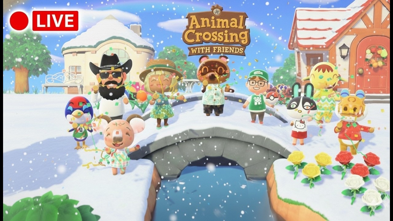 🔴 LIVE | ANIMAL CROSSING WITH FRIENDS | Ft. @DaShiningGamer64