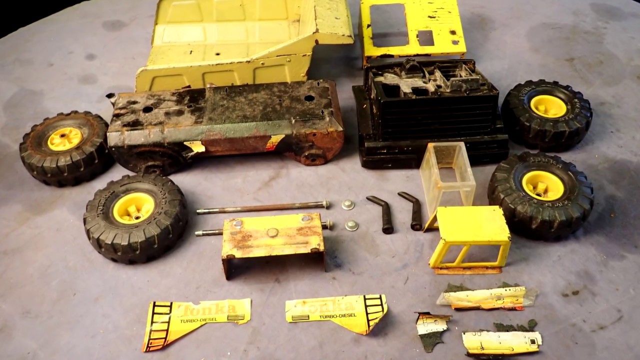 Tonka Dump Truck Restoration 1970's Tonka Toy