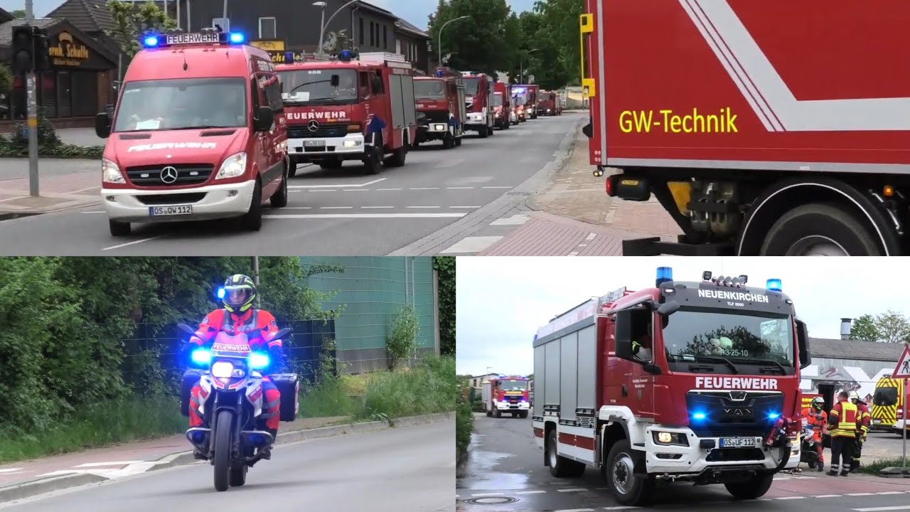 [Hornkonzert Deluxe🔊] Einsatzfahrten während FB Nord Übung des Lk. OS 2024 in Bramsche-Neuenkirchen