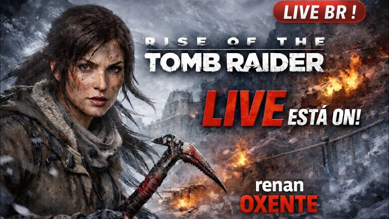 🔴LIVE BR🔴 Rise of the Tomb Raider (Ps4) pt-br
