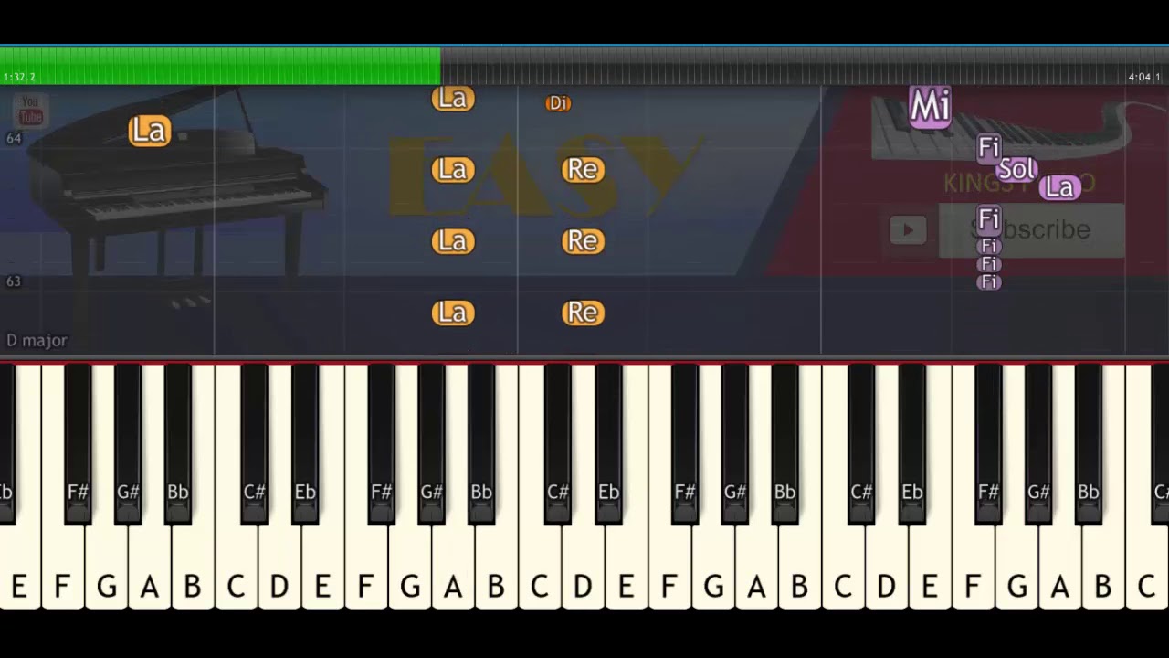 Despacito -  Easy Version [ Piano Cover &ndash; Piano Tutorial Video]