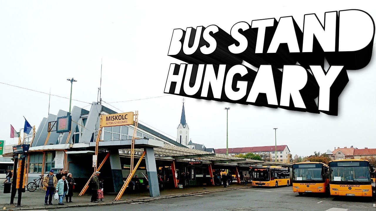 Buza ter bus stand walking  miskolc, Hungary । 4k Europe life। 🇭🇺🇭🇺🇭🇺 4k walk.