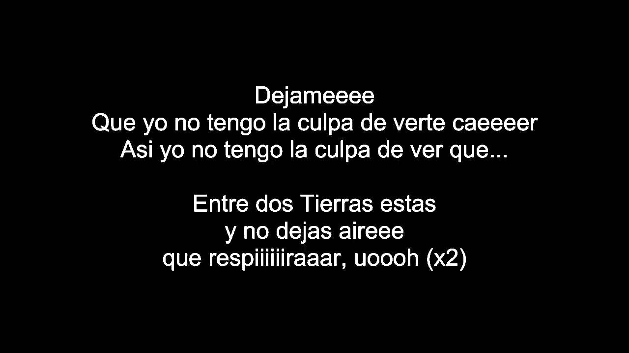 Santaflow - Entre dos tierras (letra)