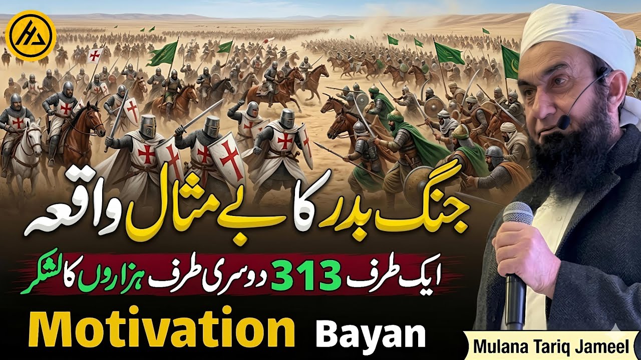 Jang-e-Badar Ka Waqia || Motivation & Life Changing Bayan Mulana Tariq Jameel #tariqjameel 