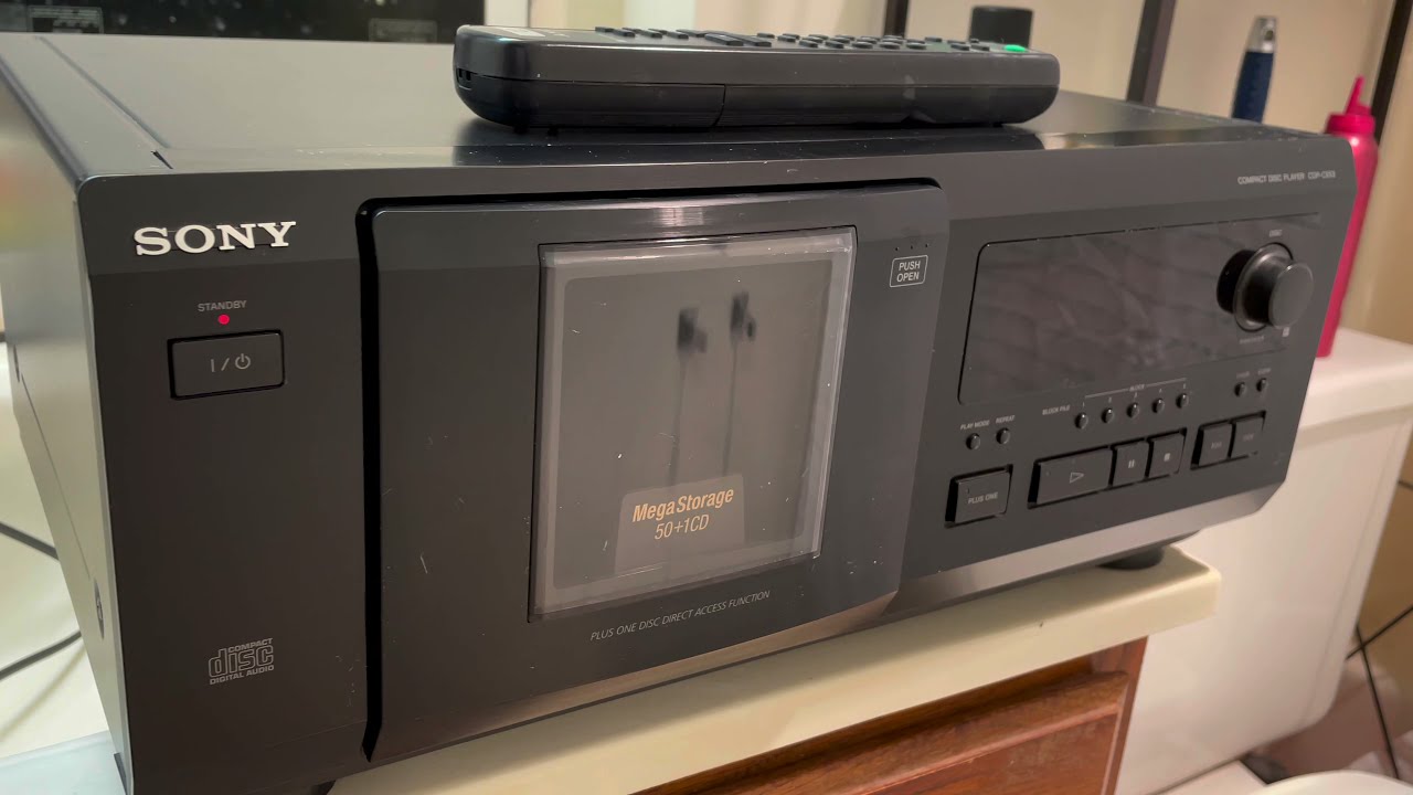 SONY CDP-CX53 50+1 CD Player Changer Mega Storage Carousel