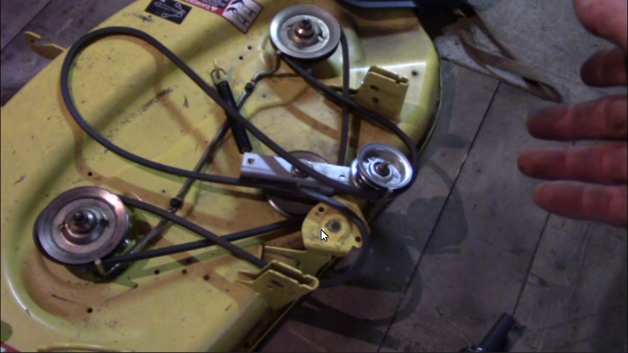 John Deere x300 breaking belts (easy fix)