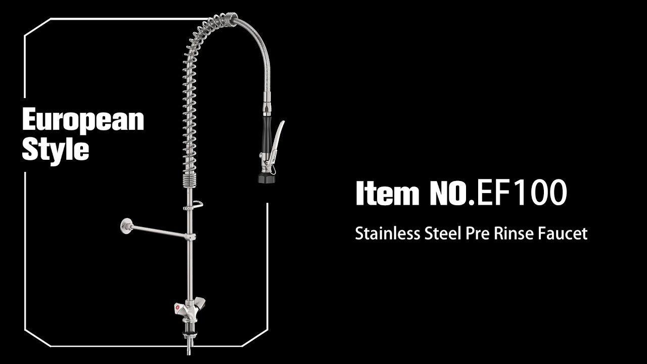 EF100 Stainless Steel Pre Rinse Faucet