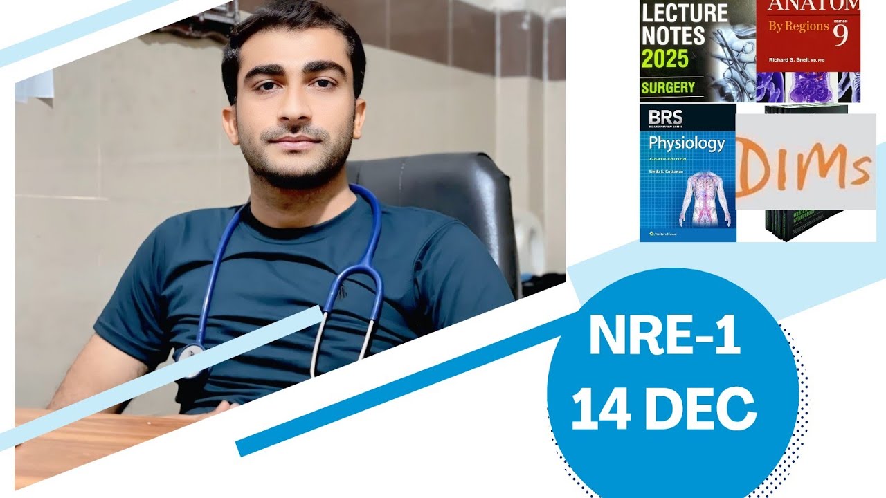 NRE-1_14 December Recall 150 MCQ || Dr.Muhammad Sajid || NRE-1 key Discussion MCQs