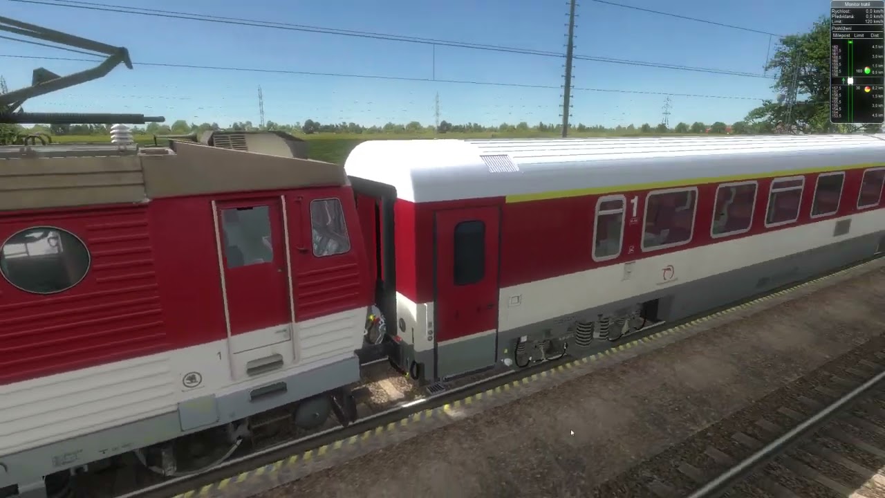 Open Rails cz-sk Bratislava-Štúrovo 4.