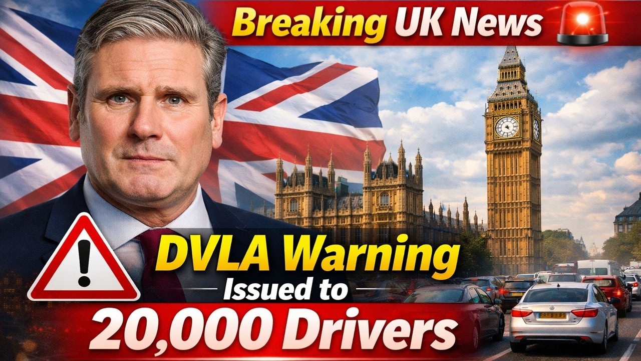 Breaking UK News 🚨 DVLA Warning Issued to 20,000 Drivers