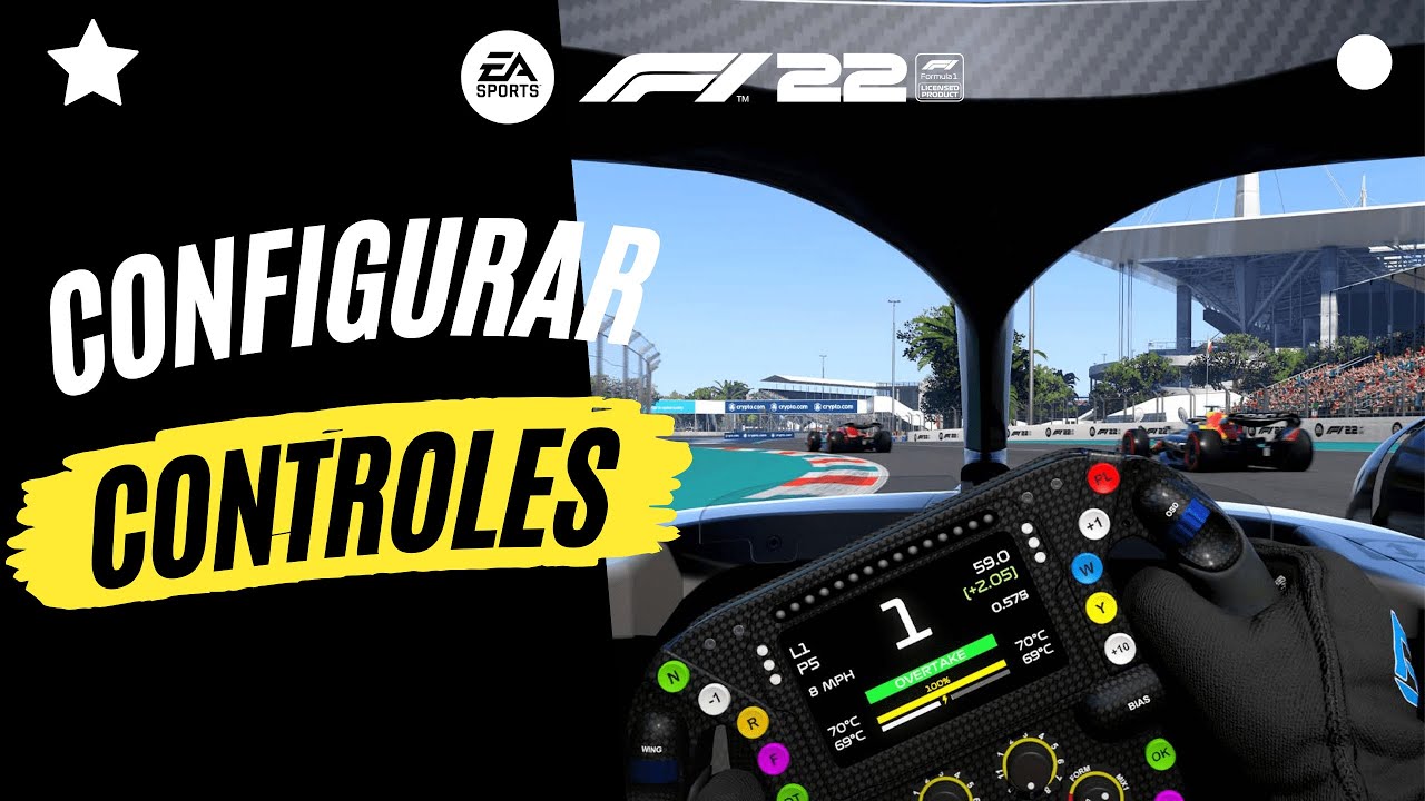 COMO CONFIGURAR VOLANTE E CONTROLE F1 22 TUTORIAL COMPLETO