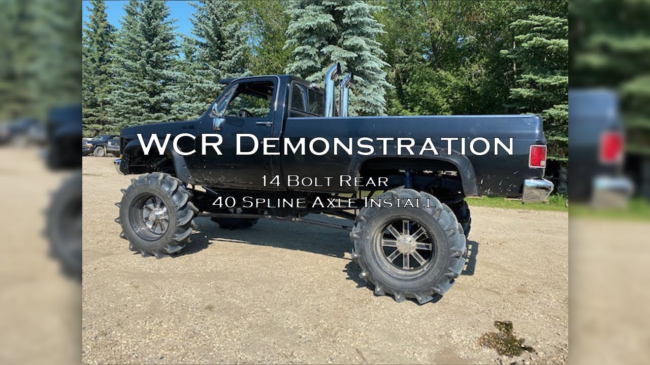14 Bolt Rear 40 Spline Axle Install