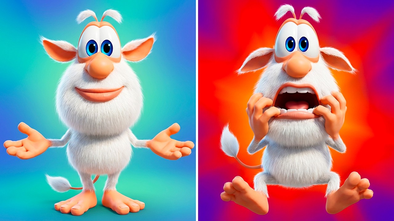 Booba 😌 ¿Tranquilo o Nervioso? 😨 Dibujos animados para niños