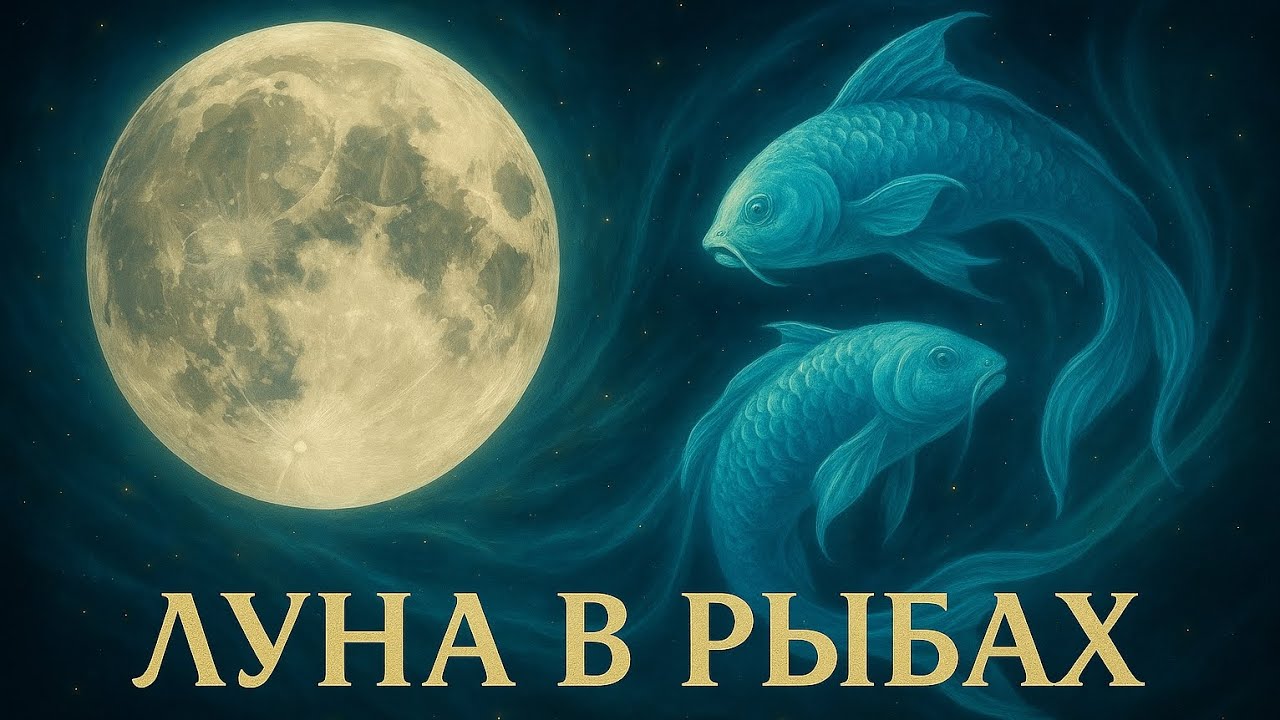 Луна в Рыбах — Интуиция, Чувственность, Тонкость | Джйотиш