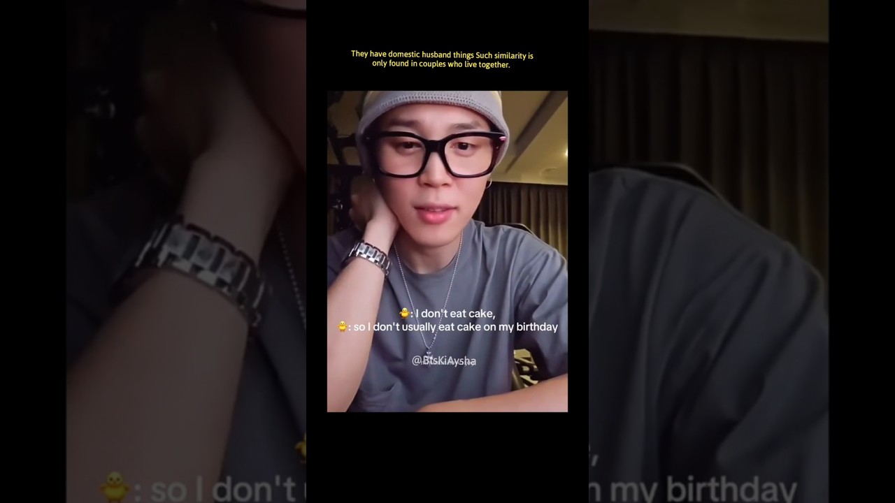 Yoonmin has the habits of a domestic couple 🐥😺 | #yoonmin #jimin #suga #bts