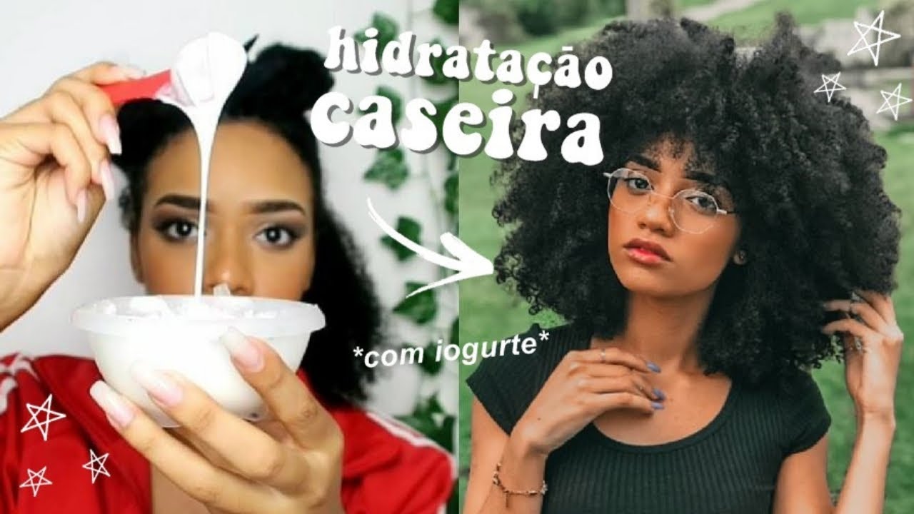 HIDRATAÇÃO CASEIRA COM IOGURTE // muito brilho e maciez! 😍✨