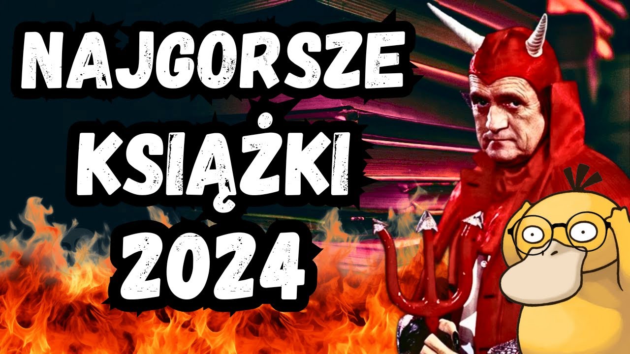 NAJGORSZE KSIĄŻKI 2024 😠 | WRĘCZENIE NAGRÓD