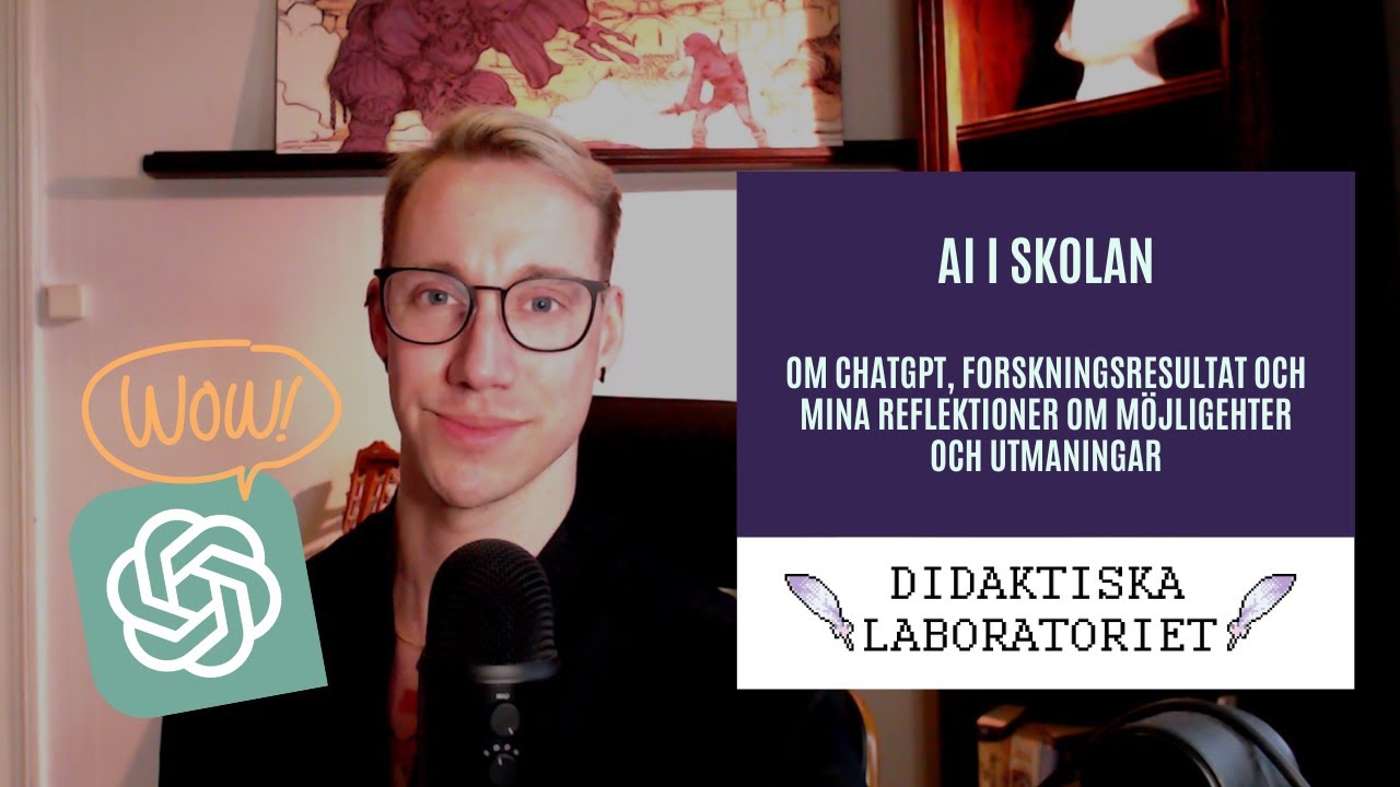 #AI i skolan - om #chatgpt , forskningsresultat och mina reflektioner