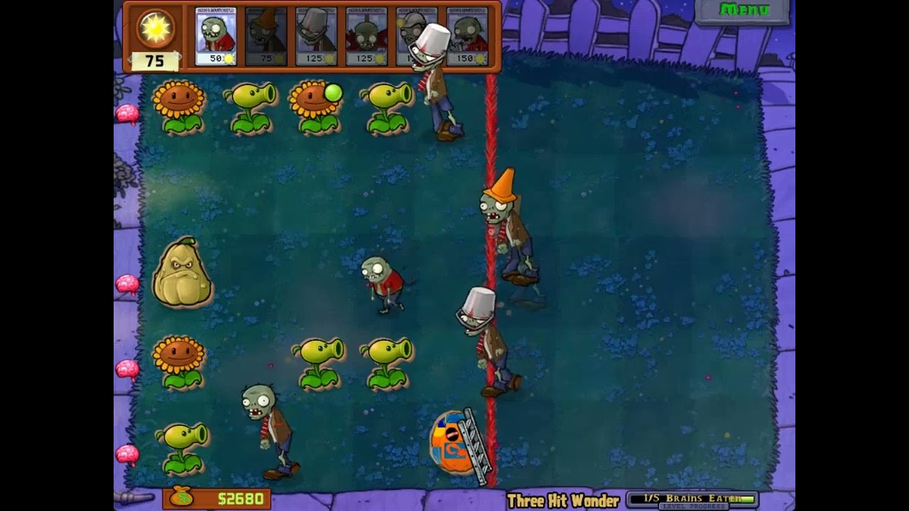 Plants Vs Zombies Mod - (Plants Vs Evil) // Three Hit Wonder