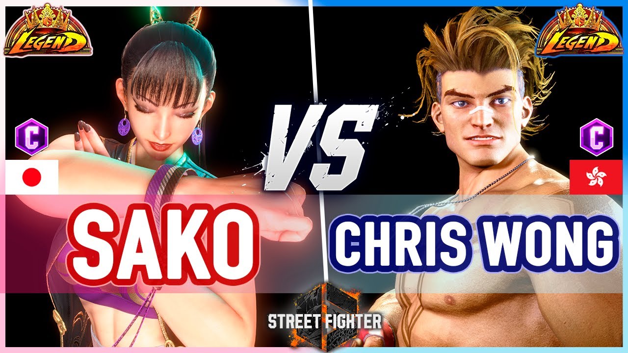 SF6 🔥 Sako (Chun-Li) vs Chris Wong (Luke) 🔥 Street Fighter 6