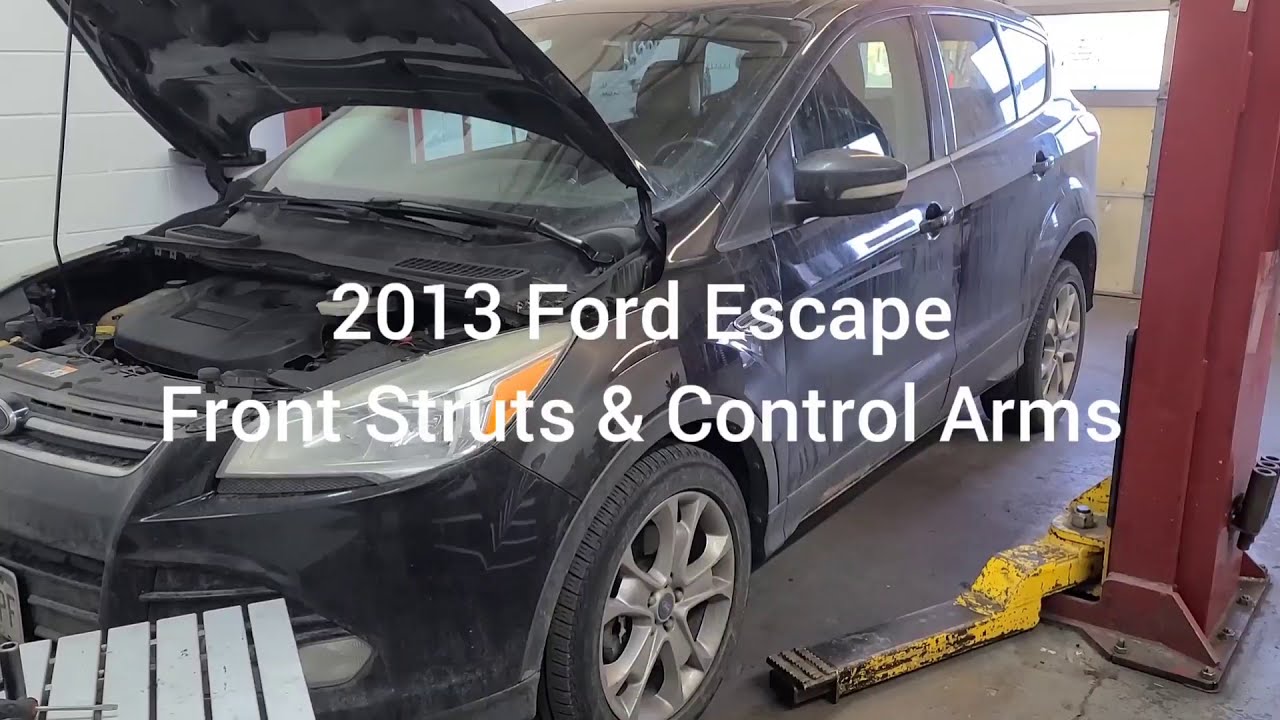 Front Full Assembly Struts & Control Arms with Ball Joints on a 2013 Ford Escape
