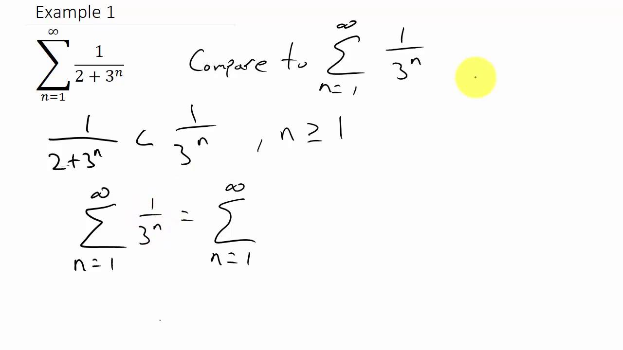 Direct Comparison Test Example 1