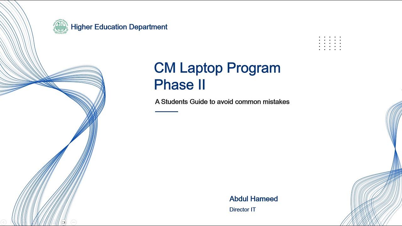 CM Laptop Program Phase II | Avoid Common Mistakes – Student Guide