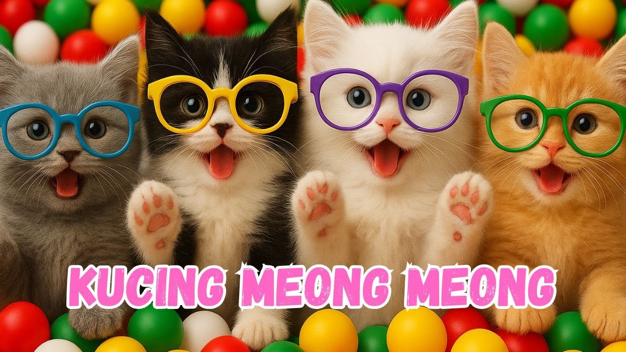 ANAK KUCING MEONG MEONG - KUCING PERSIA KUCING PUTIH - KUCING GEMOY KUCING IMUT - LAGU KUCING