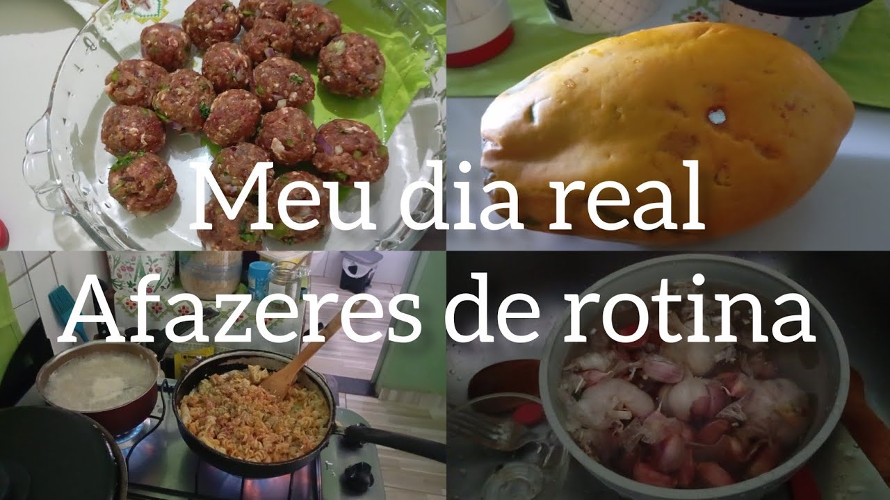 Minha rotina simples, almoço e organização  da semana 