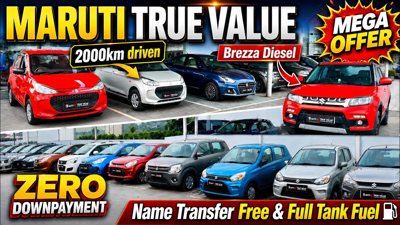 2000/5000km Driven Cars | Alto, Brezza, Baleno,Wagonr, Dzire| Used Cars in Kolkata | Second Hand Car