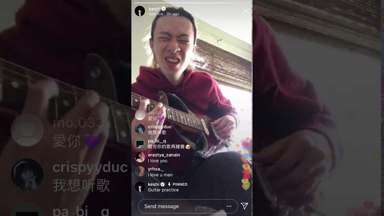 Keshi Instagram Live