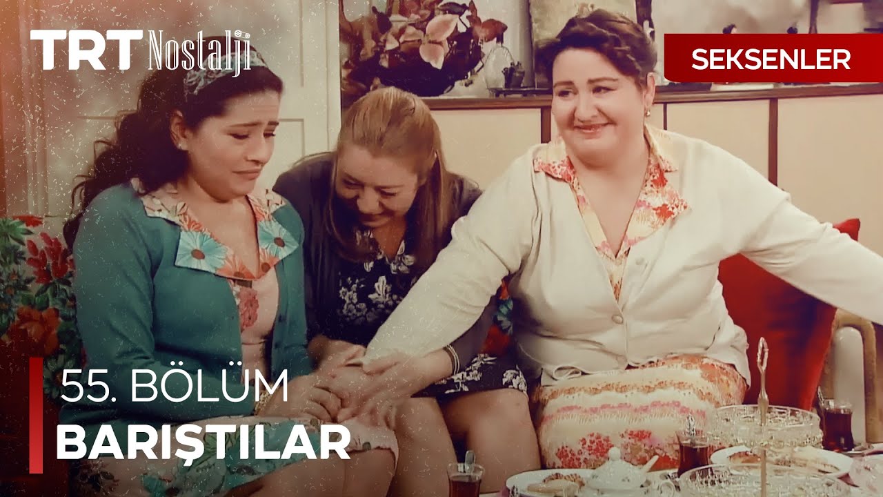 Rukiye ve Nurten’in küslüğü sona erdi - Seksenler Özel Sahneler @NostaljiTRT