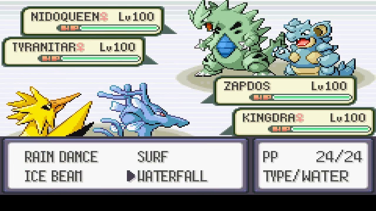 Battle Tower Doubles Emerald - Bulky Rain Offense