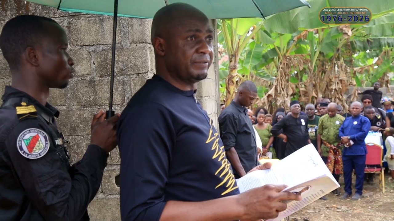 FUNERAL OF  NDILLE JULIUS  BURIAL AT FAMILY COMPOUND