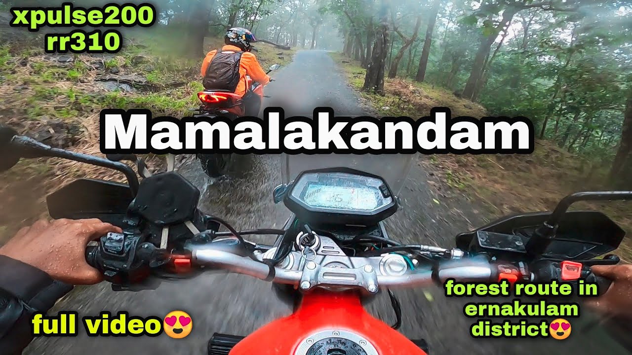mamalakandam😍|കാട്ടിലൂടെ ഉള്ള ഒരു അടിപൊളി route| monsoon ride |malayalam motovlog |Rr310 xpulse200
