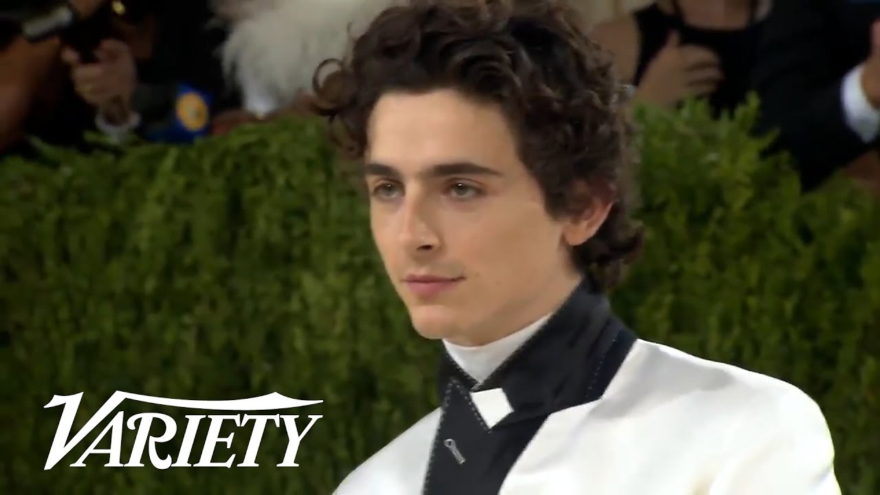 Timothée Chalamet Arrives at the 2021 Met Gala