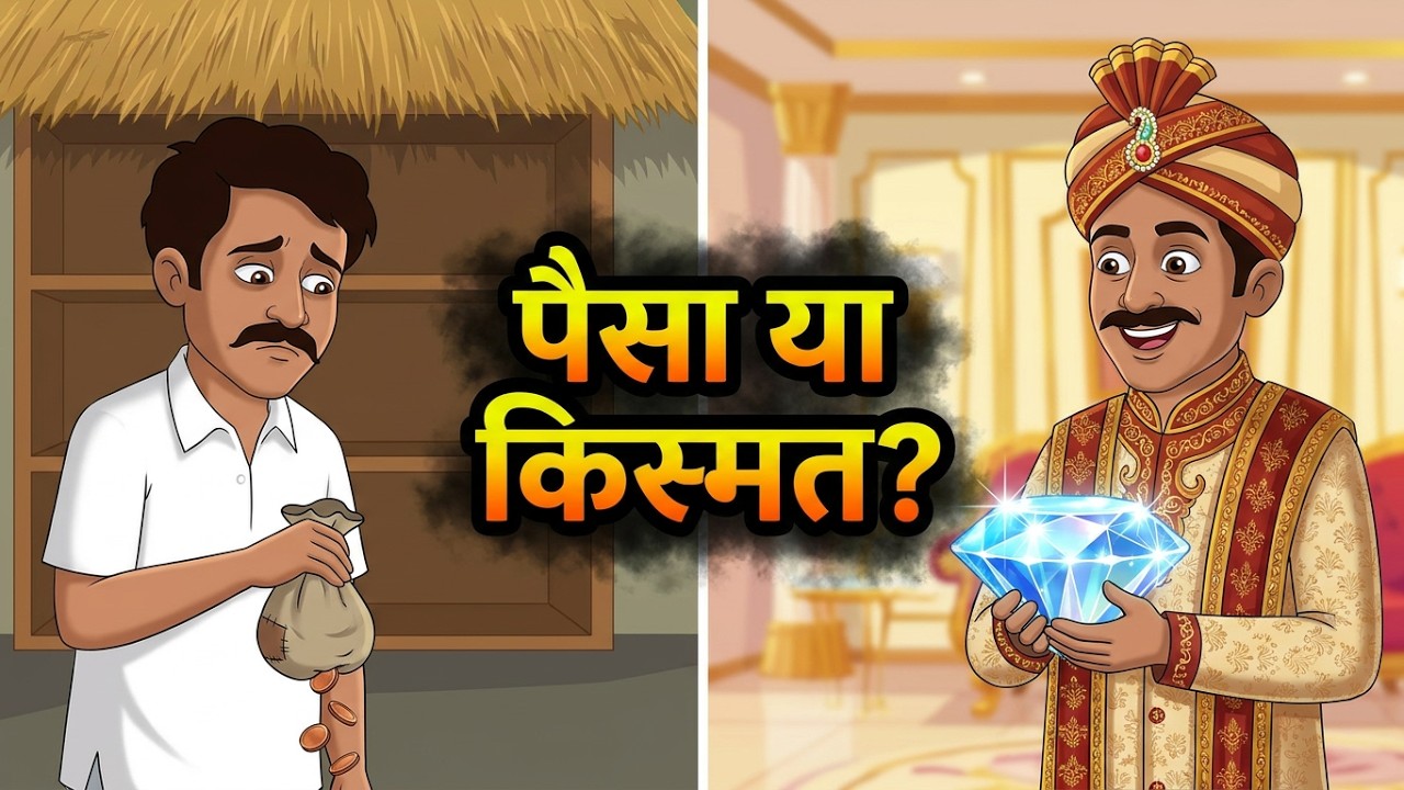 पैसा बडा या नशीब| Paisa Bada ya Nasib | HINDI KAHANIYA | HINDI STORIES | हिंदी कहानी#sabtoon#hindi 