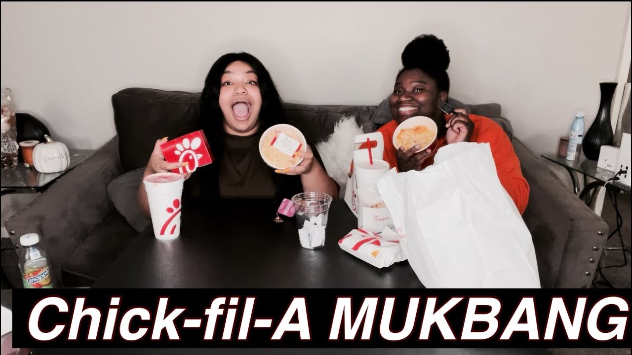 Chick-Fil-A MUKBANG❗️*exposing our friendship😵&zwj;💫*|| Yellow Bunni