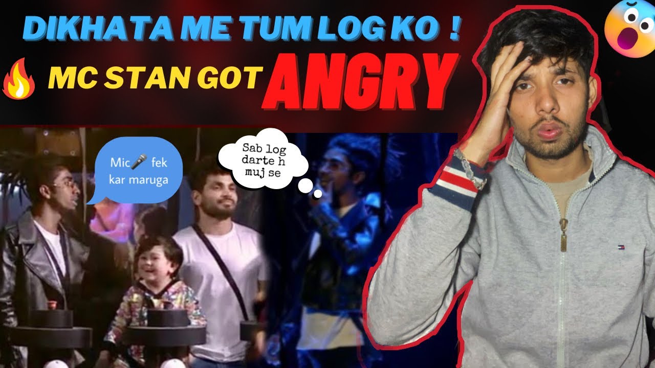 MC STAN GOT ANGRY 😡 | MC STAN POWER IN BIG BOSS  | UB INSANE