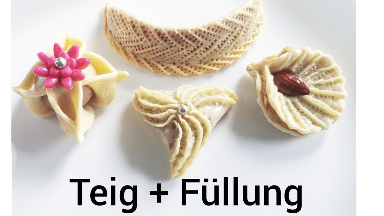 kaab ghezal - k3ab ghazal - ka3b ghezal - Teig und Füllung - Rezept
