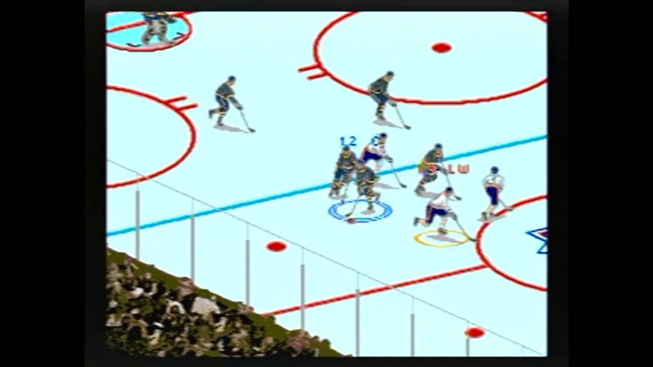 Brett Hull Hockey '95 St. Louis Blues Stanley Cup Season + Bogus Blueper (Sega Genesis)